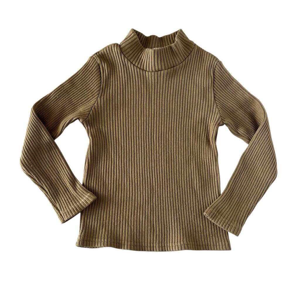 Vintage ribbed mock neck shirt